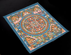 〔一点物〕タンカ - 金剛法界曼荼羅[31cm x 39cm] - サブ3