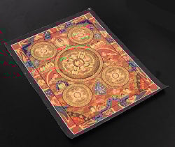 〔一点物〕タンカ - 五仏曼荼羅[31cm x 39cm] - サブ3