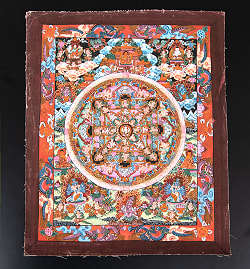 〔一点物〕タンカ - 金剛法界曼荼羅[36cm x 30cm] - サブ2