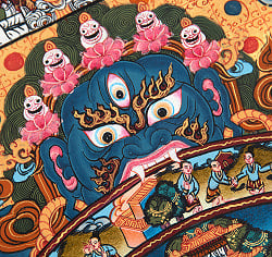 〔一点物〕タンカ - Wheel of existance 六道輪廻図[36cm x 43cm] - サブ4