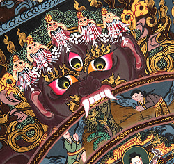 〔一点物〕タンカ - Wheel of existance 六道輪廻図[36cm x 45cm] - サブ4