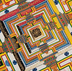 〔一点物〕タンカ - カーラチャクラマンダラ[55x55cm] - サブ5