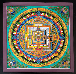 〔一点物〕タンカ - カーラチャクラマンダラ[55x55cm] - サブ2