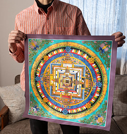 〔一点物〕タンカ - カーラチャクラマンダラ[55x55cm] - サブ3