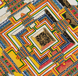 〔一点物〕タンカ - カーラチャクラマンダラ[55x55cm] - サブ4