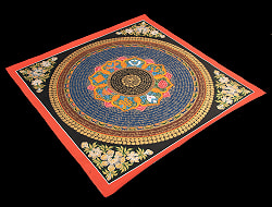 〔一点物〕タンカ - 八吉祥種子曼荼羅　アシュタマンガラ Ashtamangala[76x76cm] - サブ3