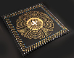 〔一点物〕タンカ - 六字咒観音菩薩種子曼荼羅[76x76cm] - サブ4