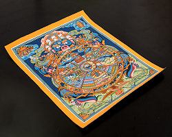 〔一点物〕タンカ - Wheel of existance 六道輪廻図[30cm x 40cm] - サブ3