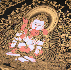 〔一点物〕タンカ - ヤブユム 男女合体尊[30cm x 40cm] - サブ4