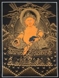 〔一点物〕タンカ - ジャンバラ 宝蔵神[30cm x 40cm](NP-TANKA-344)