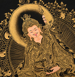 〔一点物〕タンカ - パドマサンバヴァ（蓮華生大士）[30cm x 40cm] - サブ4