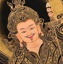 〔一点物〕タンカ - パドマサンバヴァ（蓮華生大士）[30cm x 40cm] - サブ5