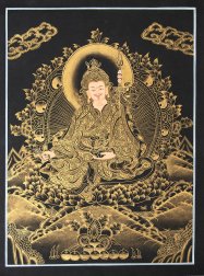 〔一点物〕タンカ - パドマサンバヴァ（蓮華生大士）[30cm x 40cm](NP-TANKA-349)