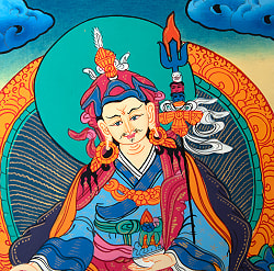 タンカ - パドマサンバヴァ（蓮華生大士）[30cm x 40cm] - サブ4