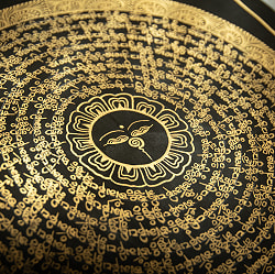 〔一点物〕タンカ - ブッダアイと種子マンダラ[34x34cm] - サブ4