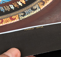 〔Mahesh Lama作 一点物〕タンカ - カーラチャクラマンダラ[31x31cm] - サブ4