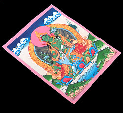 〔一点物〕タンカ - グリーンターラ[40cm x 30cm] - サブ3