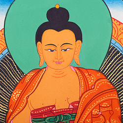 〔習作〕タンカ - 仏陀図（釈迦牟尼仏）[40cm x 30cm] - サブ4