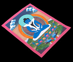 〔習作〕タンカ - 歓喜仏(ヤブユム像)[40cm x 30cm] - サブ3