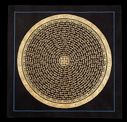 〔習作〕タンカ - ドルジェ種子曼荼羅[56cm x 56cm] - サブ2