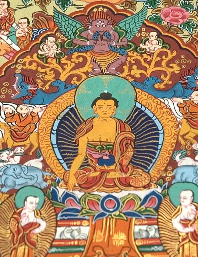 マンダラ 手描き 仏画Life of buddha釈迦の生涯 マンダラ 手描き 仏画Life of buddha釈迦の生涯 マンダラ 手描き 仏画