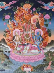 タンカ - 女神チンナマスタ【布額装済み】の商品写真