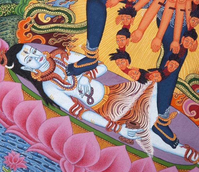 タンカ - カーリー・マンダラ【布額装済み】 の通販[送料無料