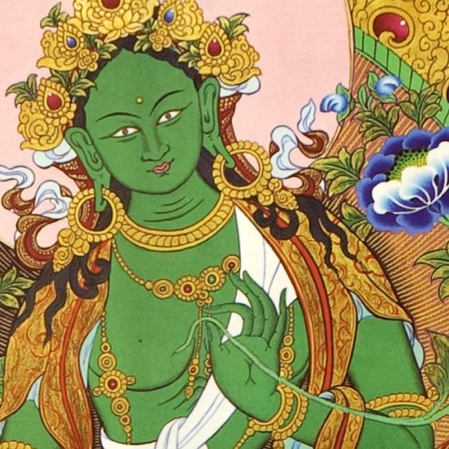 タンカのポスタ - Green Tara の通販 - TIRAKITA.COM