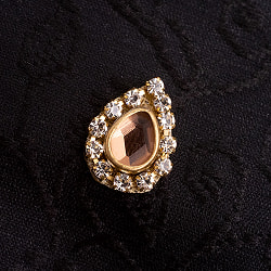 【25個入】インドのビジュー　デコパーツ　小ティアドロップ - サブ2