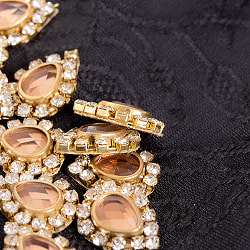 【25個入】インドのビジュー　デコパーツ　小ティアドロップ - サブ4