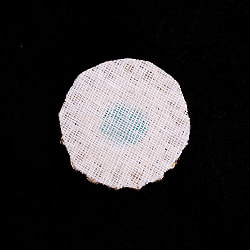 【6個入】インドのビジュー刺繍　デコパーツ　大フラワーミラーパーツ - サブ3