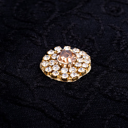 【12個入】インドのビジュー　デコパーツ　小クリスタル×ゴールド - サブ4