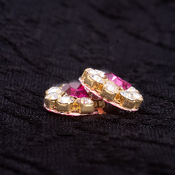 【25個入】インドのビジュー　デコパーツ　ミニ カラー【全4色】 - サブ5