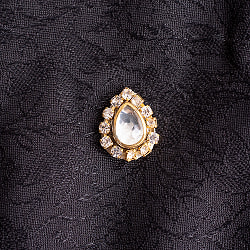 【25個入】インドのビジュー　デコパーツ　小クリスタル　ティアドロップ - サブ2