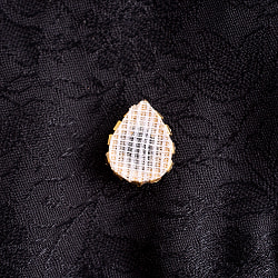 【25個入】インドのビジュー　デコパーツ　小クリスタル　ティアドロップ - サブ3