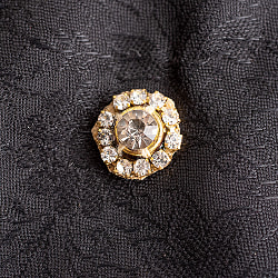 【25個入】インドのビジュー　デコパーツ　小クリスタル　サークル - サブ2