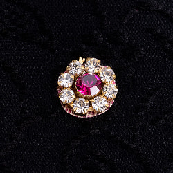 【選べる4個SET】【25個入】インドのビジュー　デコパーツ　ミニ カラー【全4色】 - サブ3