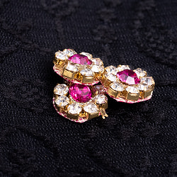 【選べる4個SET】【25個入】インドのビジュー　デコパーツ　ミニ カラー【全4色】 - サブ5