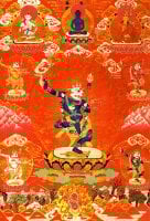 シンハムカー（チベットの獅子面の女神）のポストカード(PCD-GOD-248)