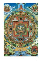 チェンレシ・マンダラのポストカード(PCD-GOD-256)