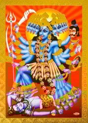 金の神様ポストカード-カーリーの商品写真