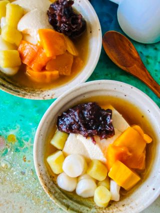 豆花 地瓜圓と湯圓入りの画像