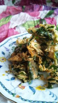 ほうれん草の天ぷら Spinach Pakora