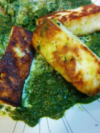 野菜たっぷり!ほうれん草カレー パラックパニール(Palak Paneer)