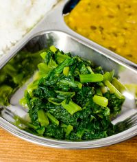 サーグ(青菜のスパイス炒め)