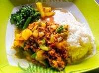 Buff(水牛)のキーマカレー