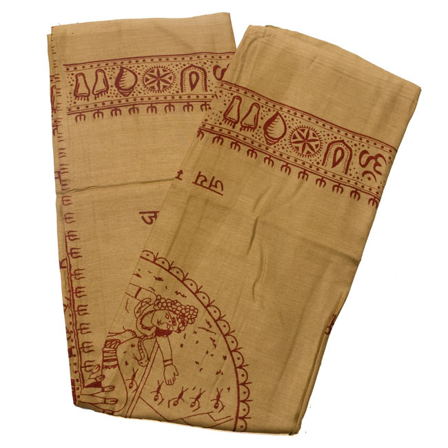 (190cm×100cm)カーリーとシヴァ神 - カーキの写真