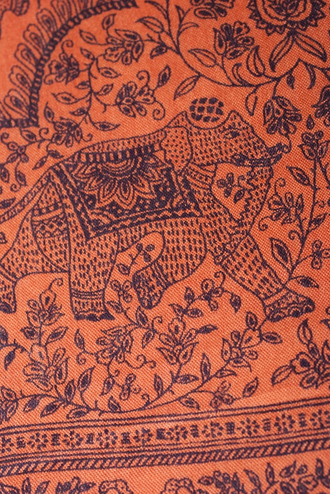 (200cm×100cm)愛の木と象のラムナミ - オレンジ 5 - 別の箇所を見てみました。