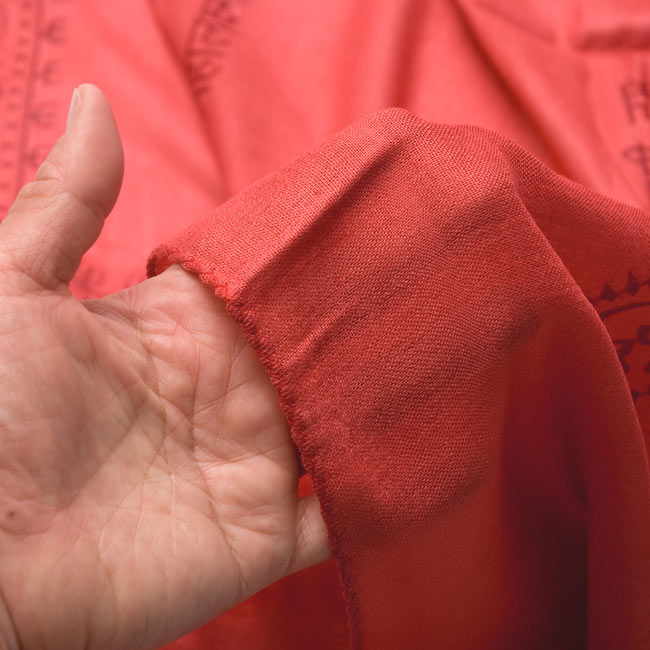 (190cmx100cm)蓮の花とラクシュミ - れんが 6 - 手に持ってみました。