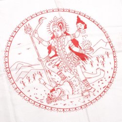 (190cm×100cm)カーリーとシヴァ神 - ホワイトの商品写真